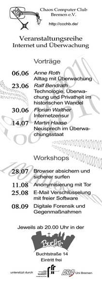 Datei:Veranstaltungsreihe Internet und Ueberwachung 2009-Flyer-Vorderseite.png