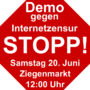 Demo gegen Zensurinfrastruktur