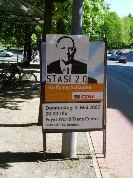 Datei:STASI2.0 Bremen CDUPlakat.jpg
